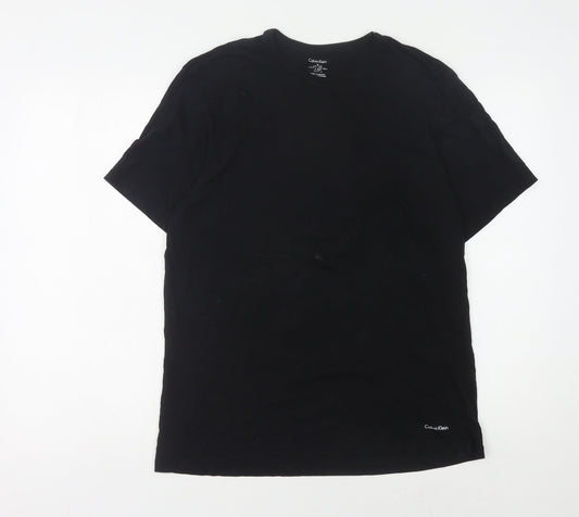 Calvin Klein Men’s Black Crew Neck T-Shirt M