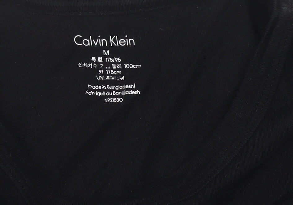Calvin Klein Men’s Black Crew Neck T-Shirt M