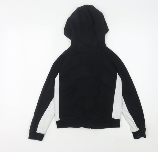 Everlast Boys Black Full Zip Hoodie 9-10 Years Casual Sportswear