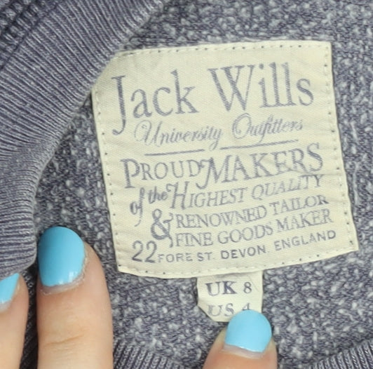 Jack Wills Women's Purple Pullover Sweatshirt Size M