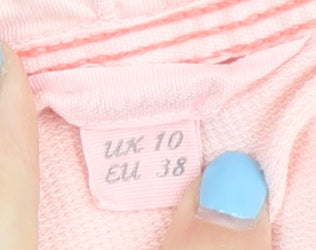 White Stuff Women's Pink Pullover Hoodie Size 10