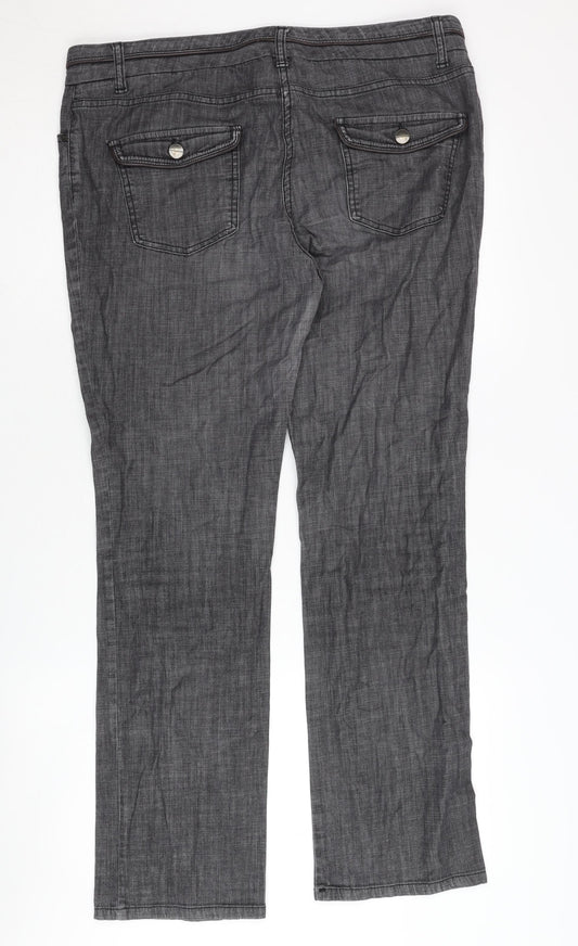 Marks and Spencer Women’s Grey Trousers, Size 14