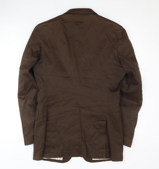 Topman Men's Brown Blazer Jacket Size 36