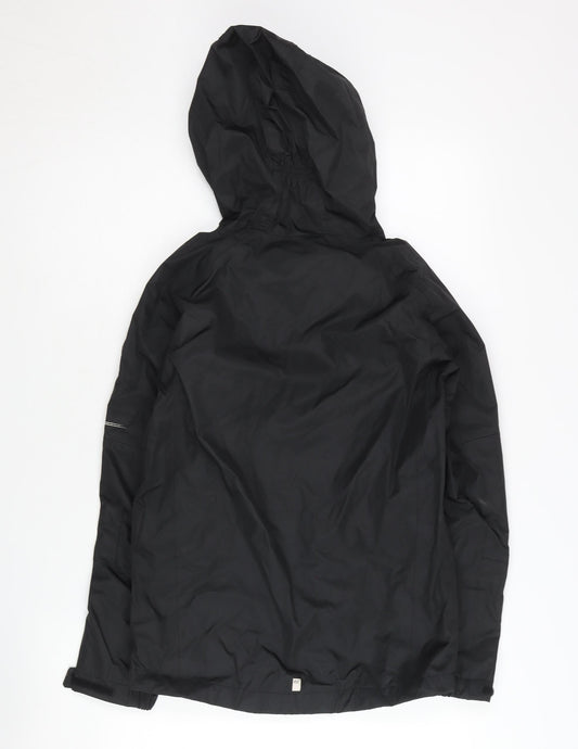 Regatta Boys Black Jacket 11-12 Years, Hooded & Lined