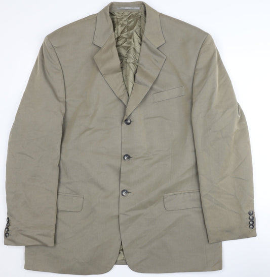 Pierre Cardin Men's Beige Classic Fit Blazer 44R
