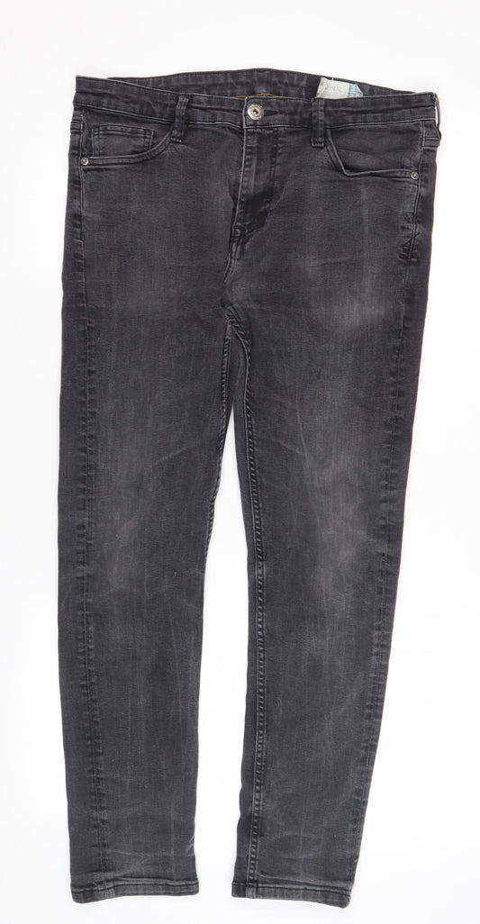 Criminal Men's Black Straight Jeans Size 34 Regular Fit