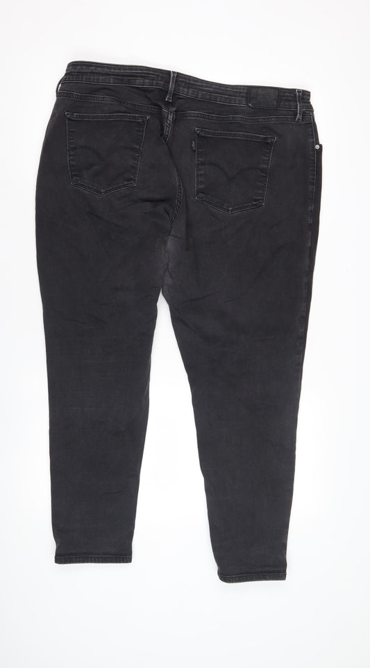 Levi's Women's Black Skinny Jeans Size 24 Plus