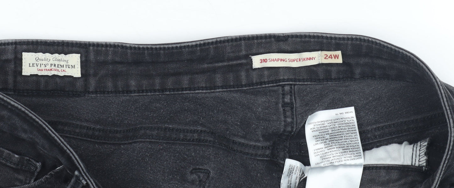 Levi's Women's Black Skinny Jeans Size 24 Plus