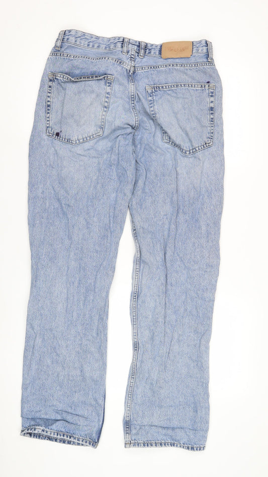 Pull&Bear Men's Light Blue Denim Jeans, Size 32