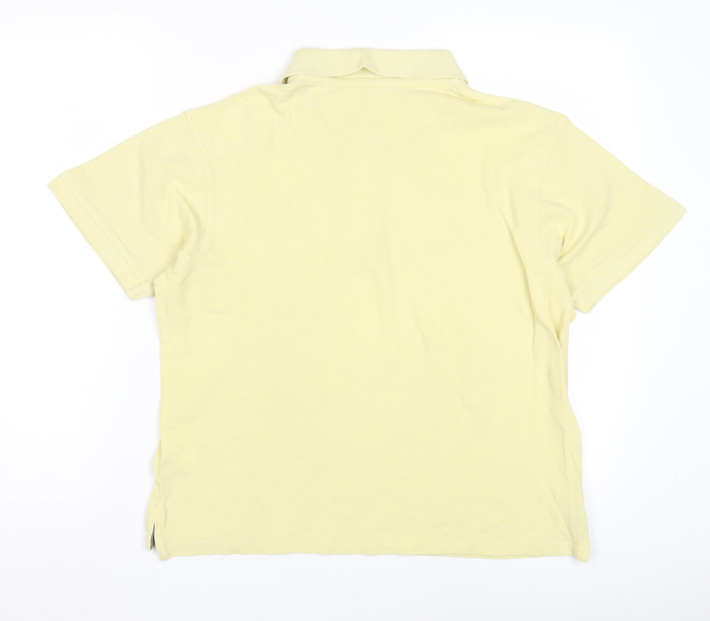 Pierre Cardin Yellow Polo Shirt Size S Unisex Adults