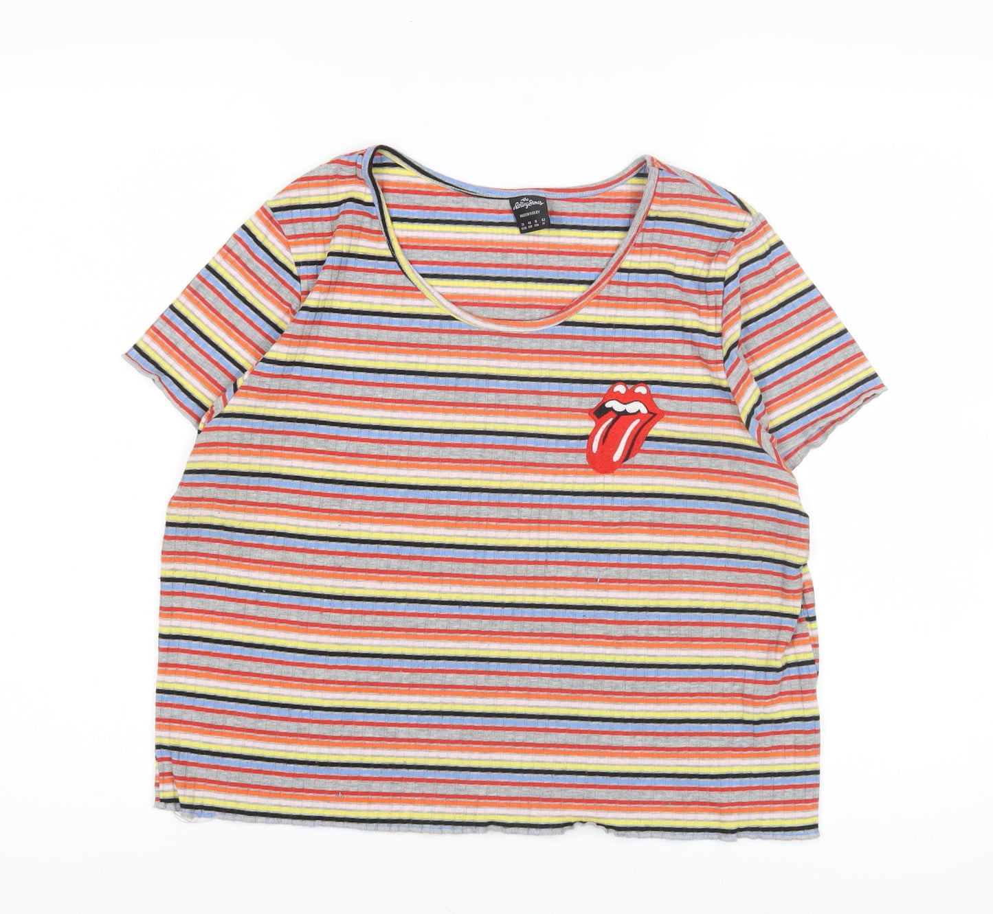 The Rolling Stones Women's Multicoloured T-Shirt Size 20