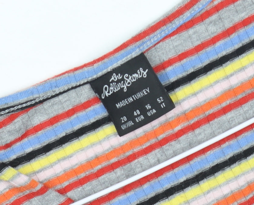 The Rolling Stones Women's Multicoloured T-Shirt Size 20