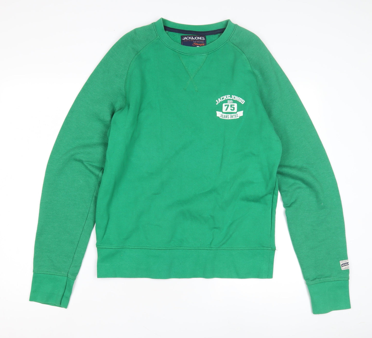 Jack & Jones Men's Green Pullover Sweatshirt M