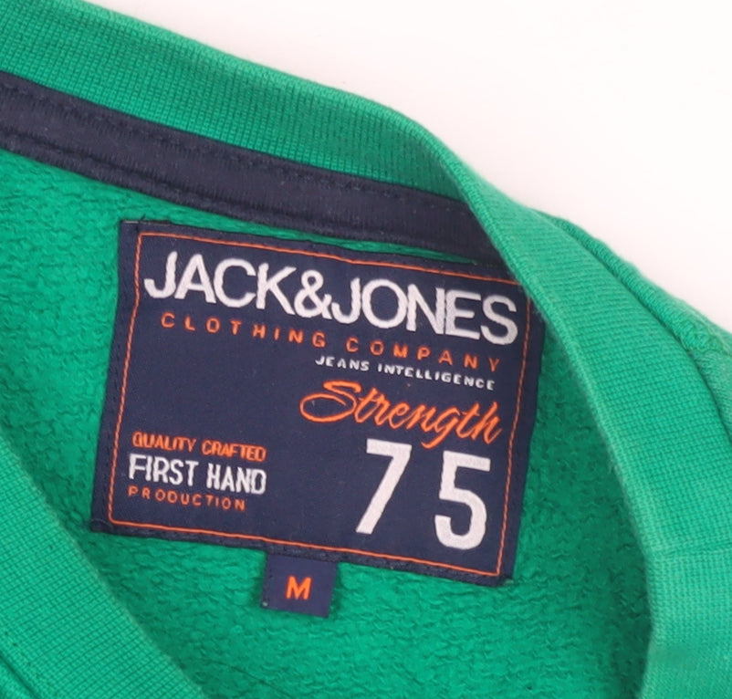 Jack & Jones Men's Green Pullover Sweatshirt M
