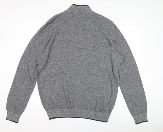 Kensington Eastside Men's Grey 2XL 1/4 Zip Sweatshirt