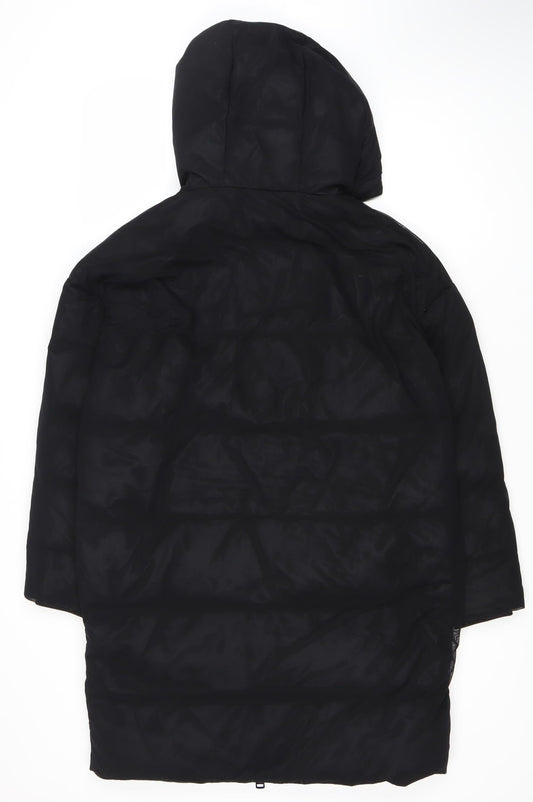 Calvin Klein Men's Black Puffer Jacket XS Hooded