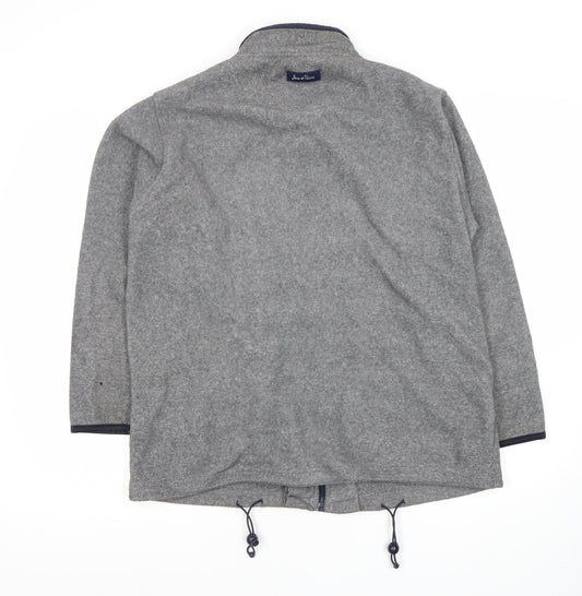 Joules Men's Grey Fleece Jacket 2XL Casual Autumn/Winter