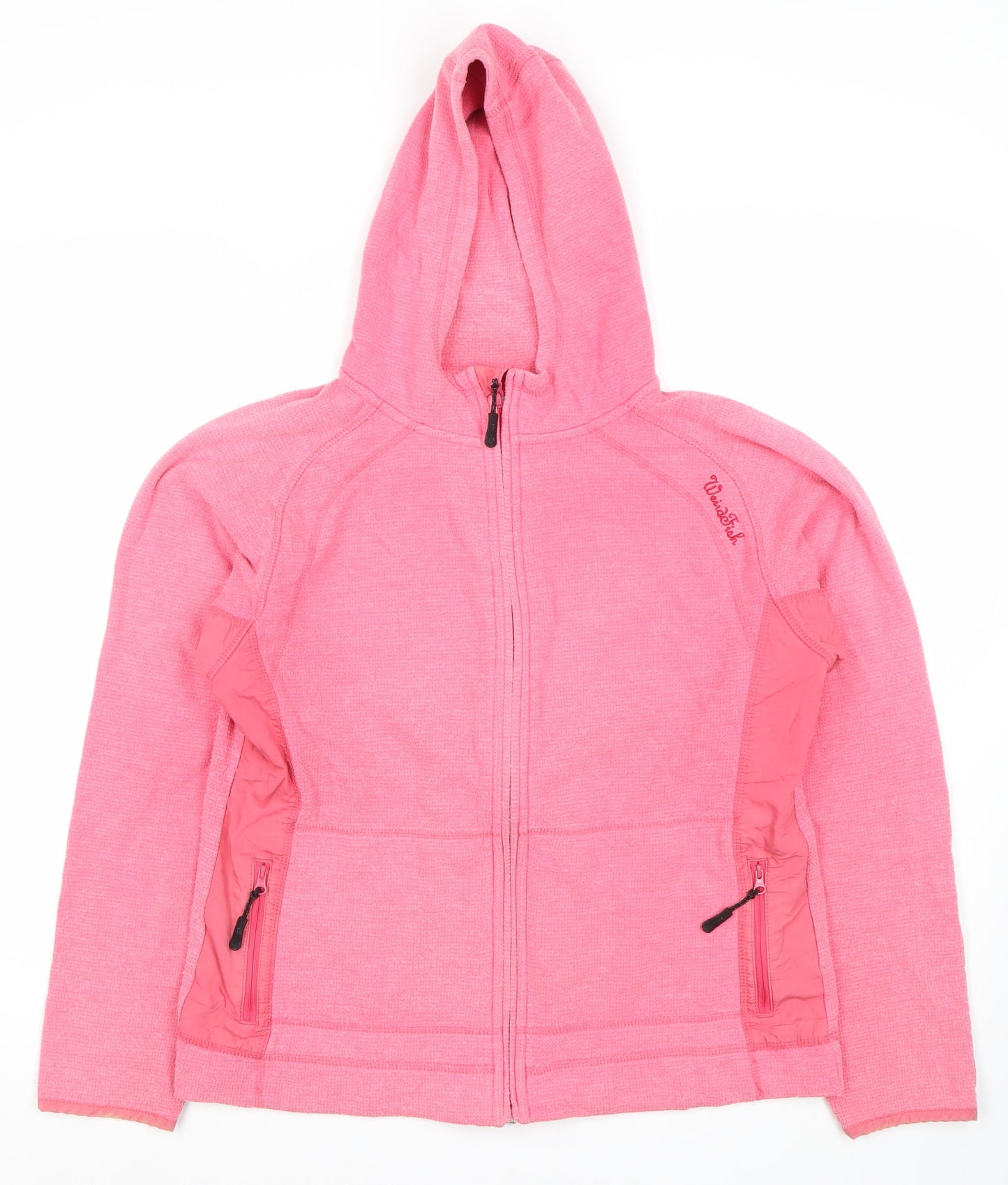 Weird Fish Women's Pink Full Zip Hoodie L