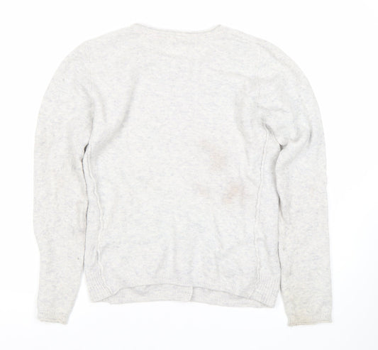 White Stuff Grey Cardigan, Size 10, Ladies Casual Knit