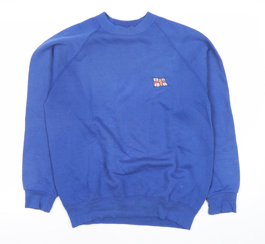 Lee Men's Blue Pullover Sweatshirt Size S