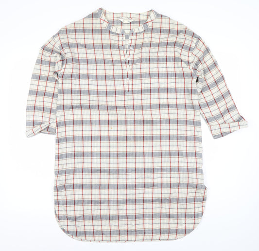Seasalt Cornwall Women's Multicoloured Check Tunic - Size 8