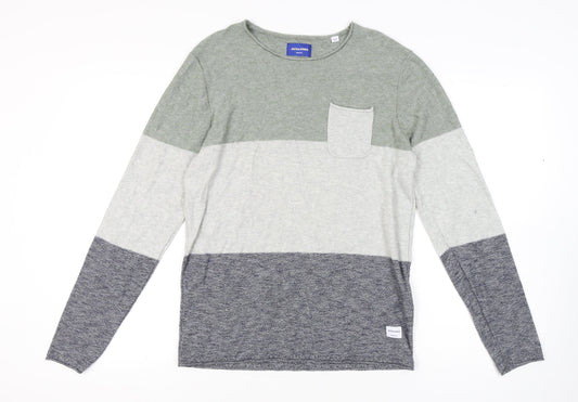 Jack & Jones Men's Multicoloured M Pullover Jumper