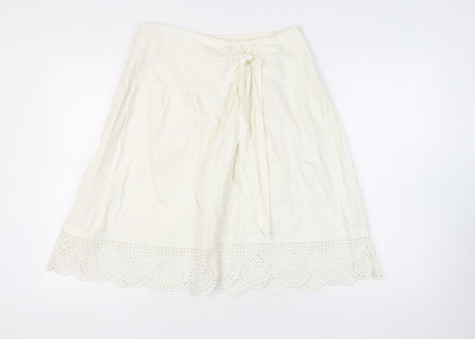 Tommy Hilfiger Women's White Lace Skirt Size 8