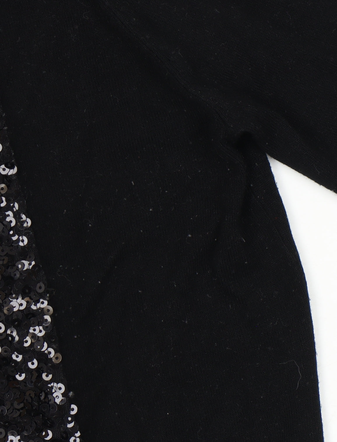 Additional view of Savoir Women's Black Sequin jumper, size 12