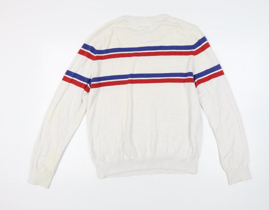 Tommy Hilfiger Men's White L Pullover Jumper