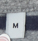 Carhartt Men's Grey Striped Crew Neck T-Shirt Medium