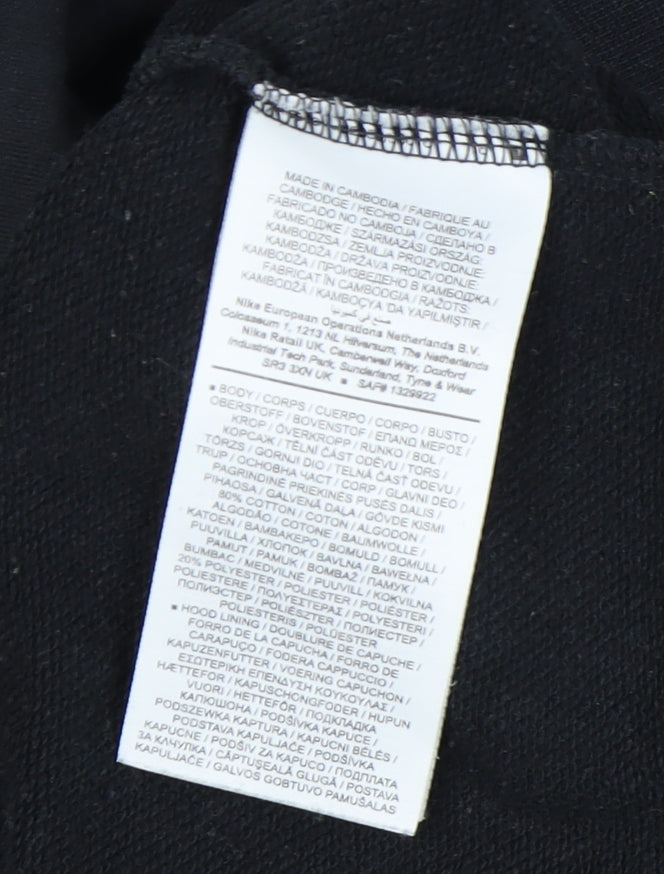 Nike Men's Black XS Pullover Hoodie with Logo
