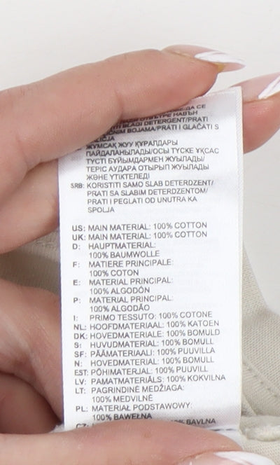 Adidas Boys' White Graphic Logo T-Shirt Size 7-8 Years