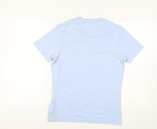 Tommy Hilfiger Men's Blue S T-Shirt, Organic Cotton