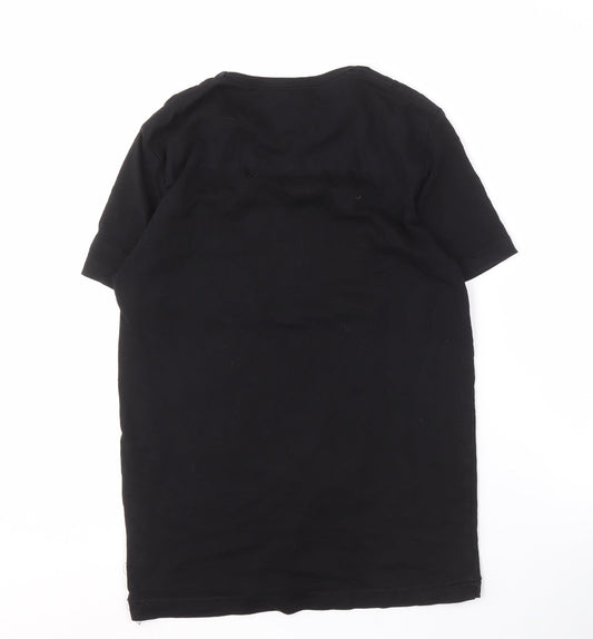 French Connection Men's Black S Crew Neck T-Shirt