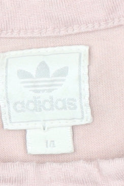 Adidas Women's Pink Long Sleeve Crew Neck T-Shirt