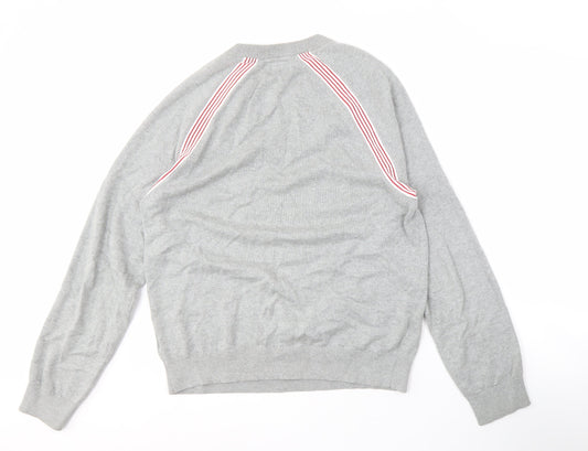 Maison Cinqcent Men's Grey Knit Pullover Jumper M