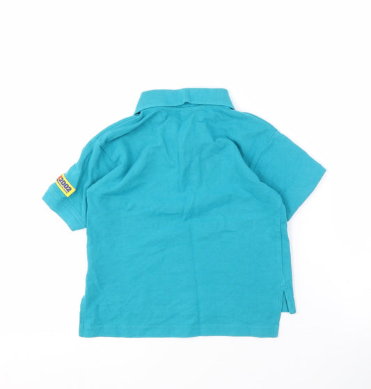Manchester Boys Blue Polo Shirt 3-4 Years