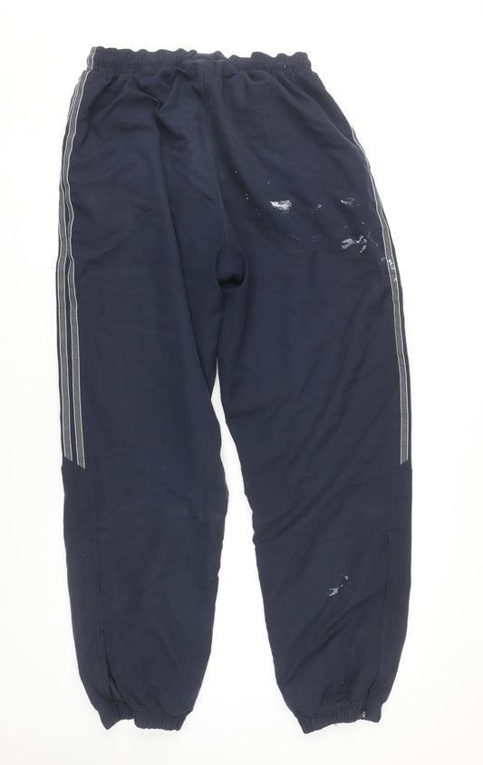 Adidas Men's Blue Joggers, M, Casual Sportswear