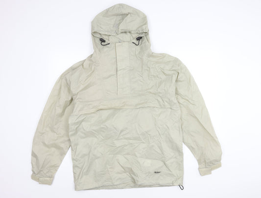 Peter Storm Men's Grey Anorak Jacket S Hooded Waterproof 36"-38"