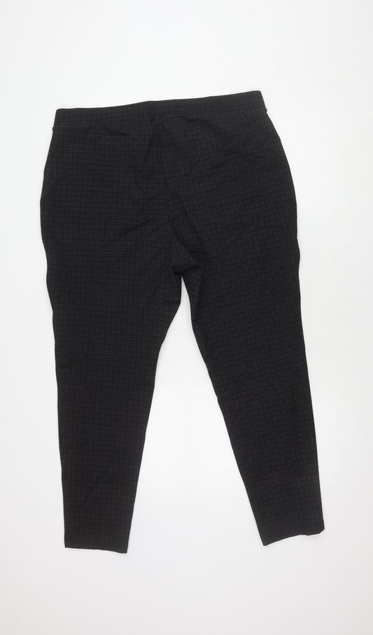 Philosophy Woman Black Check Trousers 2XL