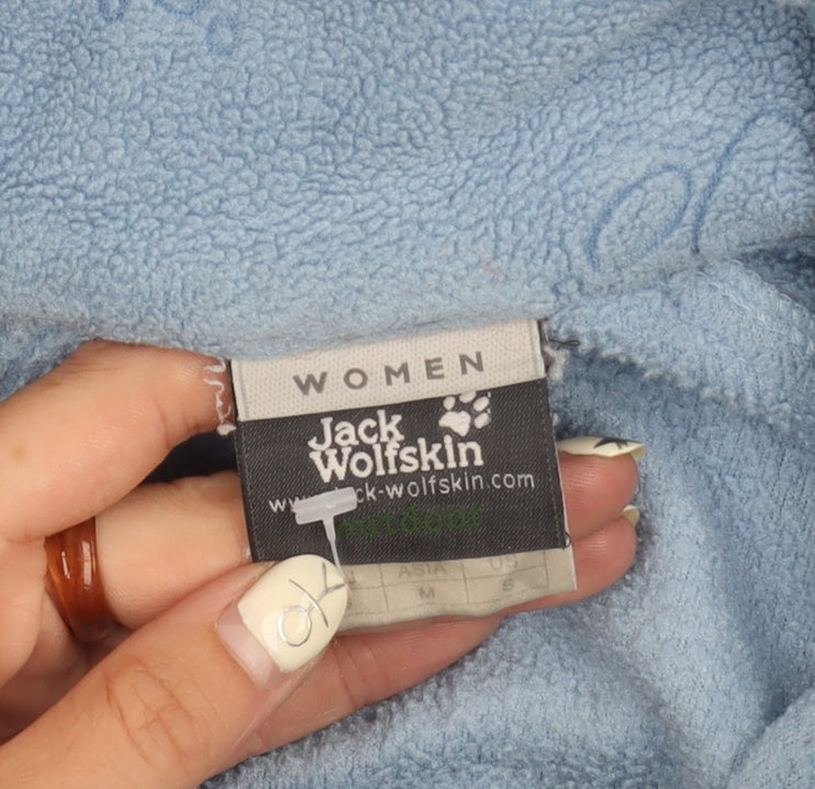 Jack Wolfskin Women's Blue Fleece Sweatshirt M