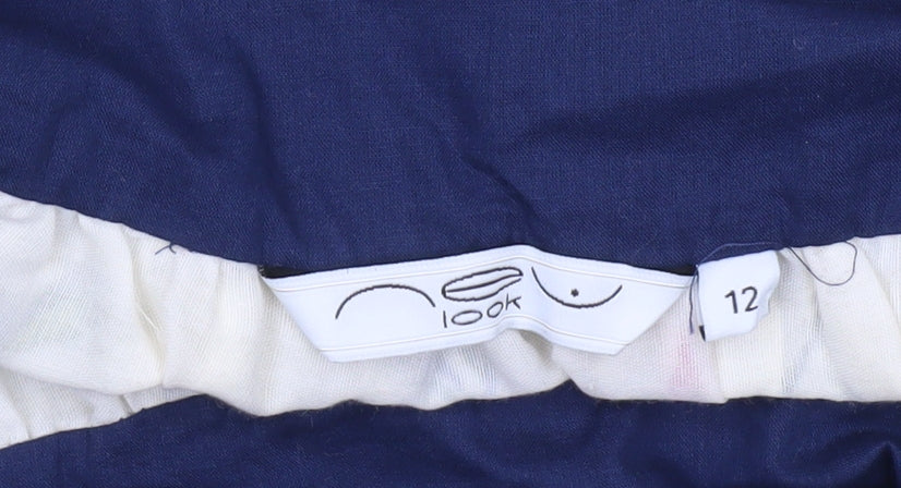 New Look Women's Multicoloured Floral Peasant Skirt Size 12