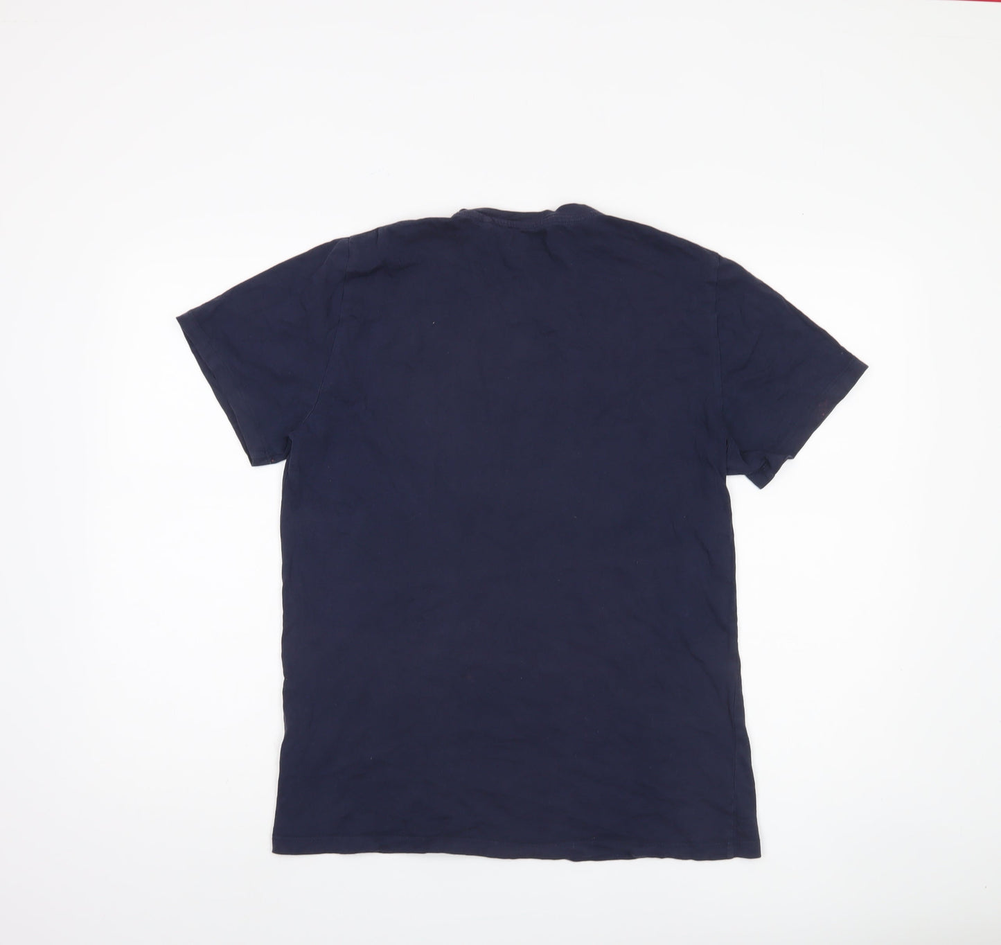 Craghoppers Men's Blue Graphic Print T-Shirt - M