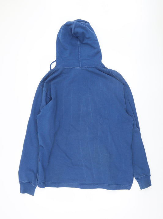 Champion Men's Blue Pullover Hoodie Size L