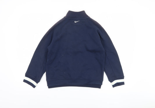 Nike Boys Blue Track Jacket XL with Logo