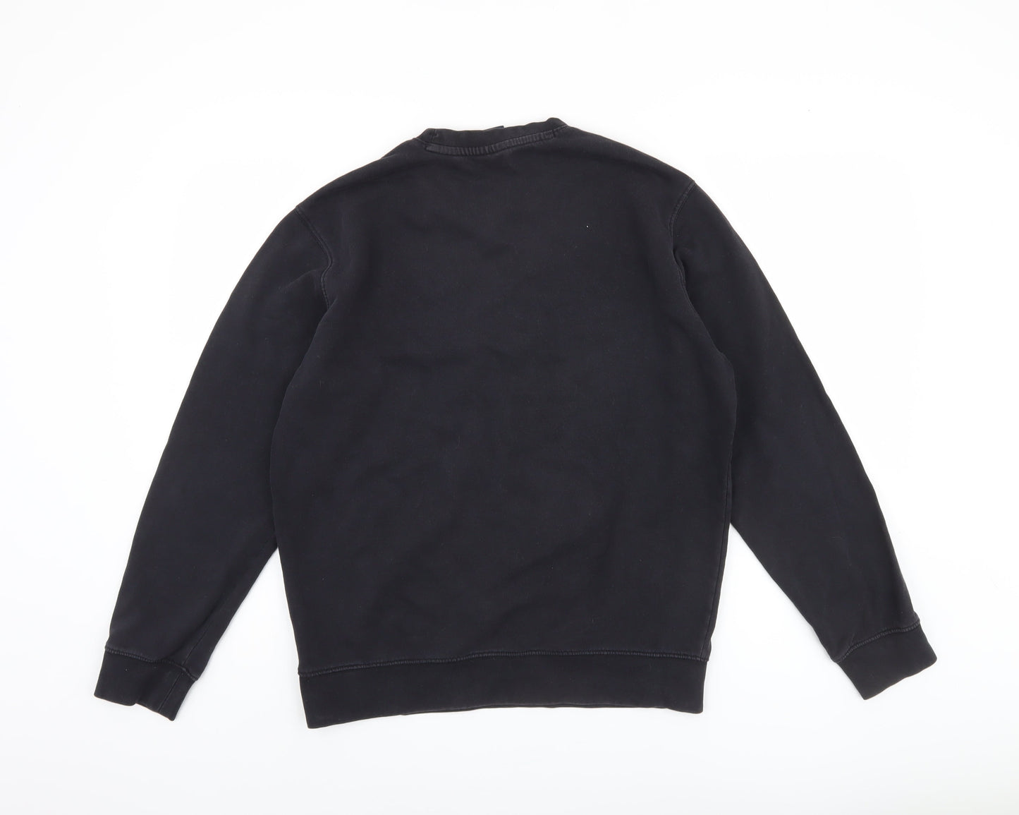 Champion Black Unisex Sweatshirt M Pullover Logo