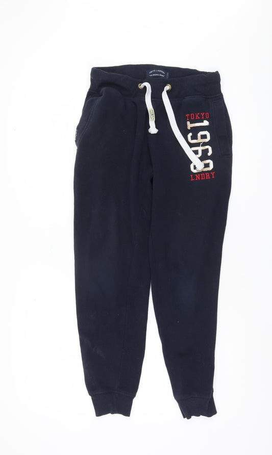 Tokyo Laundry Men's Blue Joggers Small
