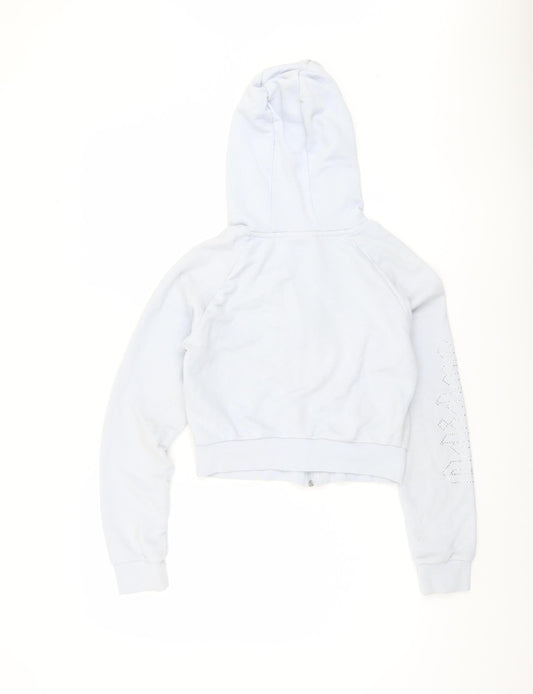 Adidas Women's XS White Full Zip Hoodie