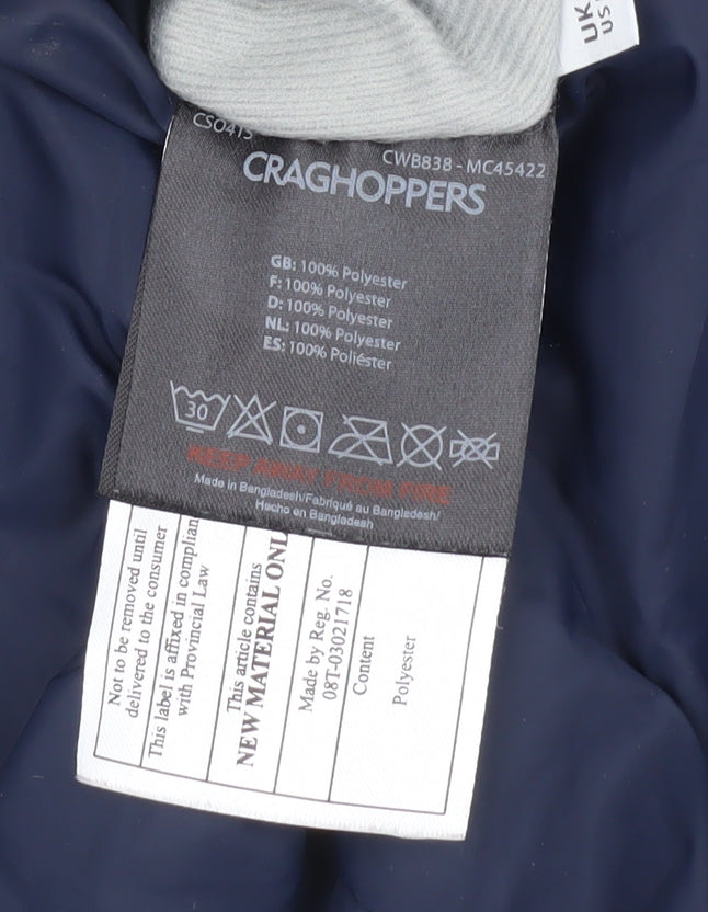 Craghoppers Women's Blue Puffer Waistcoat UK 12