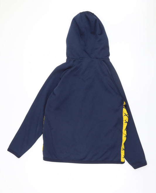 OXEN Boys Blue Hoodie L - Graphic Winter Pullover